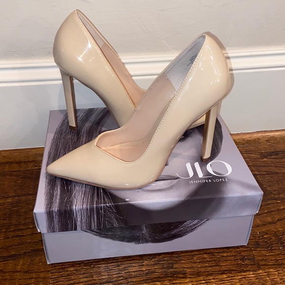 Nude pointed toe heels, DSW, JLo brand, Jennifer Lopez - Picture 1 of 5